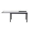 Juego de mesa de comedor plegable extensible de aluminio - 11D05I