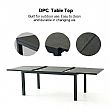 Mesa de Comedor Extensible de Aluminio para Patio con Tablero de DPC al por Mayor - 11D07H