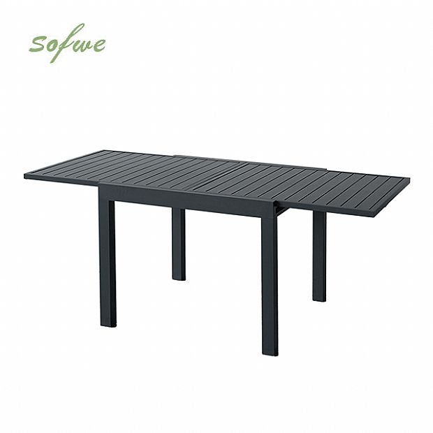 HF Patios Mesa de Comedor Exterior de Aluminio Extensible al por Mayor para Muebles de Patio y Jardín - 11D08A