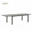 Mesa de Comedor de Aluminio Extensible con Tablero de Listones para Patio al por Mayor - 11D08B