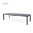 Mesa de comedor extensible plegable de aluminio con forma de mariposa - 11D08M