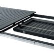 Mesa de comedor extensible plegable de aluminio con forma de mariposa - 11D08M
