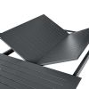 Mesa de comedor extensible plegable de aluminio con forma de mariposa - 11D08M
