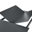 Mesa de comedor extensible plegable de aluminio con forma de mariposa - 11D08M