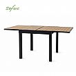 HF Patios Mesa de Comedor Extensible para Exterior con Estructura de Aluminio y Tablero de Listones de WPC | Venta al por Mayor - 11D10H
