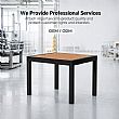 HF Patios Mesa de Comedor Extensible para Exterior con Estructura de Aluminio y Tablero de Listones de WPC | Venta al por Mayor - 11D10H