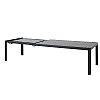 Mesa de comedor extensible de aluminio para exteriores, con tablero de listones, rectangular, para patio y jardín (venta al por mayor) - 11D26C