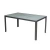 Juego de comedor de exterior de aluminio gris de 7 piezas - 11D01A