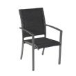 Juego de comedor de exterior de aluminio gris de 7 piezas - 11D01A
