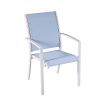 Juego de comedor de exterior de aluminio gris de 7 piezas - 11D01A