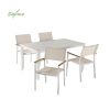 Juego de mesa y sillas de exterior de textileno de 5 piezas - 11D01C
