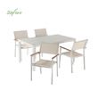 Juego de mesa y sillas de exterior de textileno de 5 piezas - 11D01C