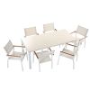 Juego de mesa y sillas de exterior de textileno de 5 piezas - 11D01C