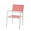 Juego de comedor de exterior de aluminio verde de 6 piezas - 11D01D
