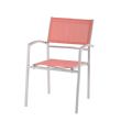Juego de comedor de exterior de aluminio verde de 6 piezas - 11D01D