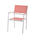 Juego de comedor de exterior de aluminio verde de 6 piezas - 11D01D