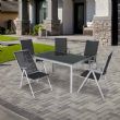 Mesa y sillas de comedor de jardín de aluminio para todo tipo de clima - 11D01F