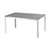 Juego de mesa de comedor para exterior para 6 personas con tablero de vidrio - 11D01G