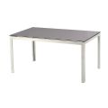 Juego de mesa de comedor para exterior para 6 personas con tablero de vidrio - 11D01G