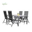 Juego de 5 muebles de comedor de jardín de aluminio - 11D01L