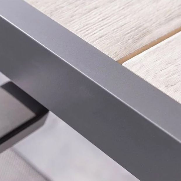 Juego de 5 muebles de comedor de jardín de aluminio - 11D01L