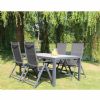 Juego de 5 muebles de comedor de jardín de aluminio - 11D01L