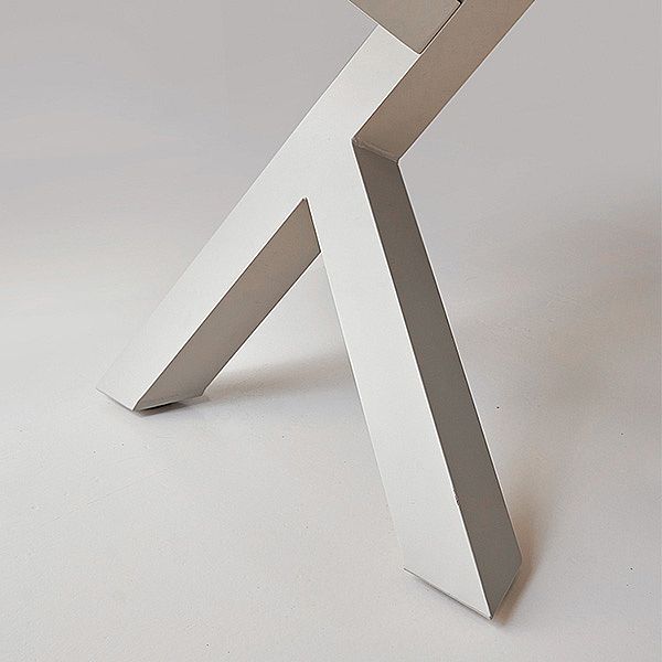Mesa de comedor rectangular de 6 plazas para exterior, fabricada en aleación de aluminio con tablero de PS imitación madera - 11D26A