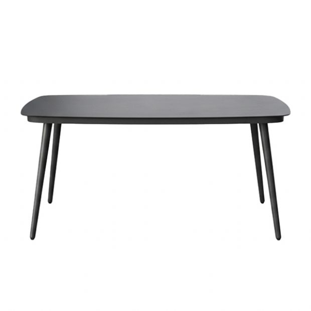 Mesa de comedor de exterior con tablero de cristal estampado de 5 mm de Modern Garden - 11D26E