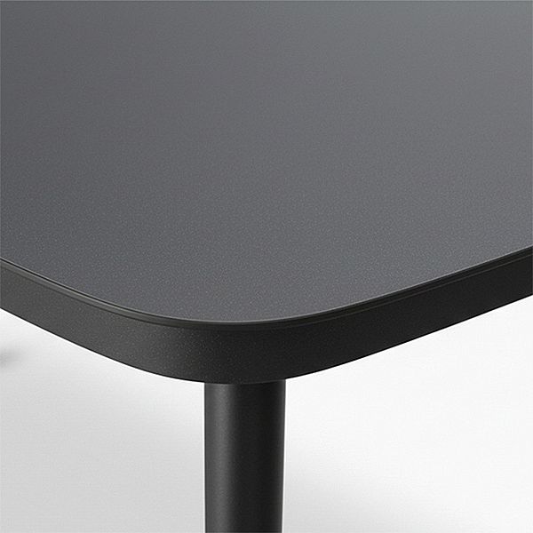 Mesa de comedor de exterior con tablero de cristal estampado de 5 mm de Modern Garden - 11D26E