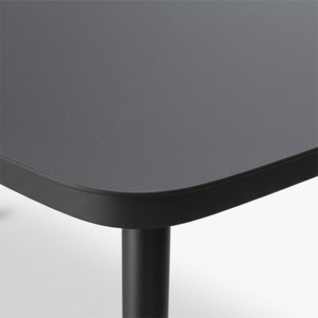 Mesa de comedor de exterior con tablero de cristal estampado de 5 mm de Modern Garden - 11D26E