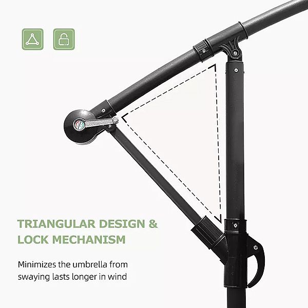 Venta al por mayor de sombrillas de patio con sombrilla colgante - 11U01R