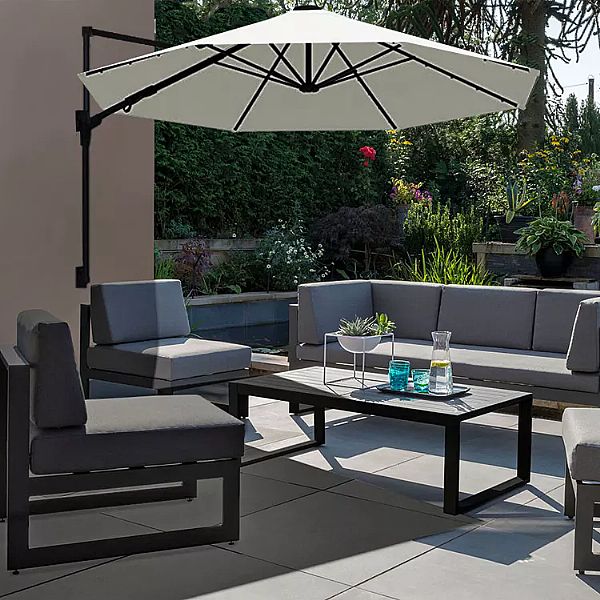 Paraguas de pared de 10 pies con postes de metal al por mayor - 11U02D