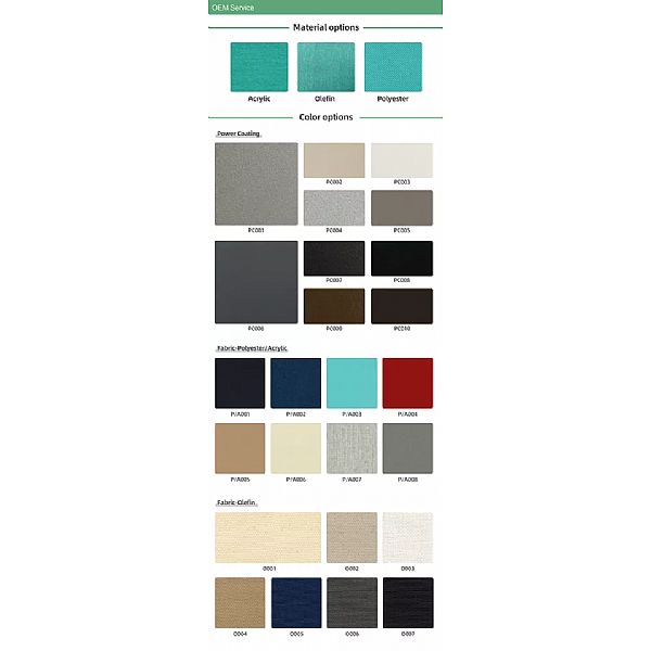 Paraguas de pared de 10 pies con postes de metal al por mayor - 11U02D