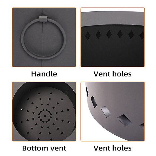 Tazón de fuente de fuego redondo al aire libre al por mayor - 10H01C