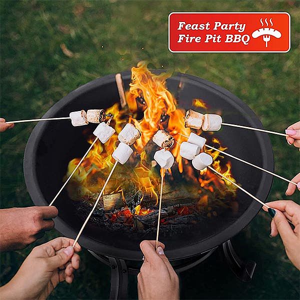 Hoyo de fuego de jardín de acero para quemar madera al aire libre al por mayor - 10H01H