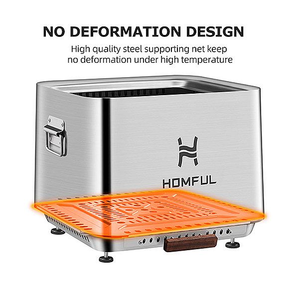 Pozo de fuego sin humo portátil al aire libre - 10H01P