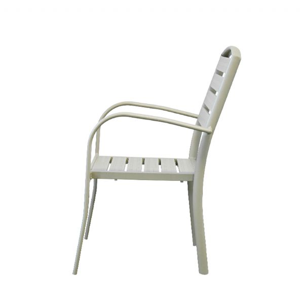Silla de comedor apilable con reposabrazos - 11D11C