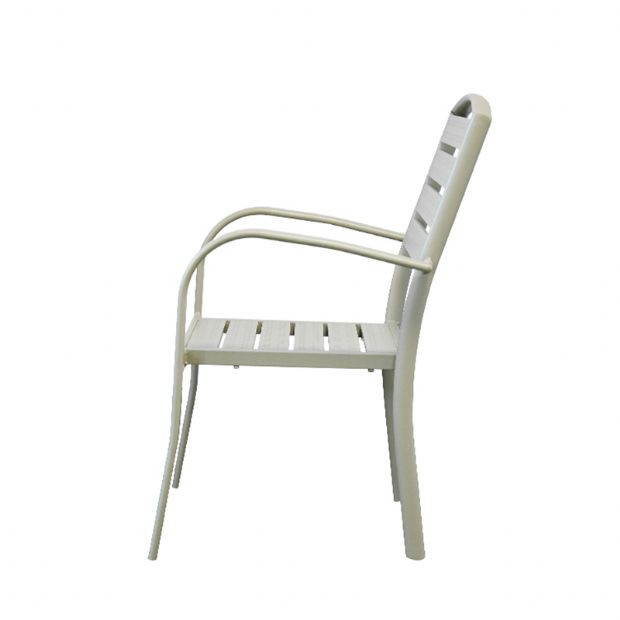 Silla de comedor apilable con reposabrazos - 11D11C