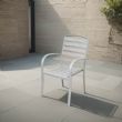 Silla de comedor apilable con reposabrazos - 11D11C