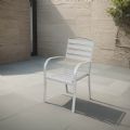 Silla de comedor apilable con reposabrazos - 11D11C