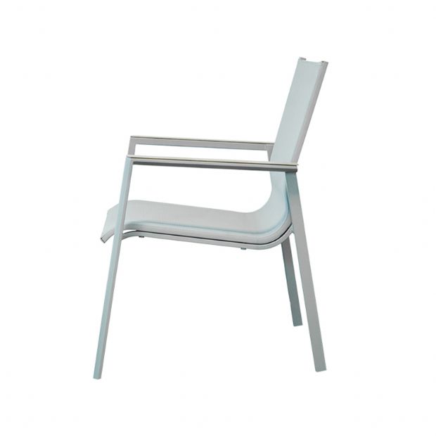 Sillón de aluminio para comedor de jardín - 11D11E