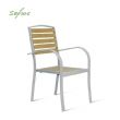 Silla de comedor de exterior de compuestos de madera-plástico - 11D11F