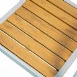 Silla de comedor de exterior de compuestos de madera-plástico - 11D11F