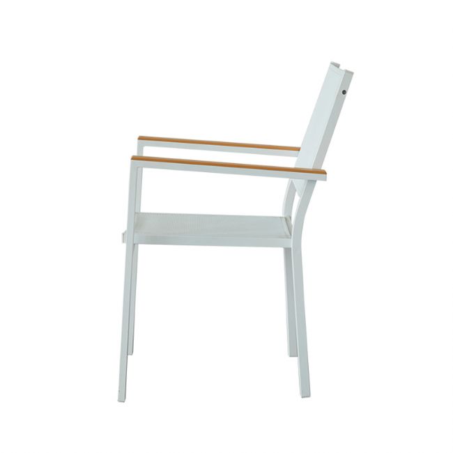 Sillón apilable de aluminio para jardín - 11D11H