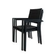 Sillón apilable de aluminio para jardín - 11D11H