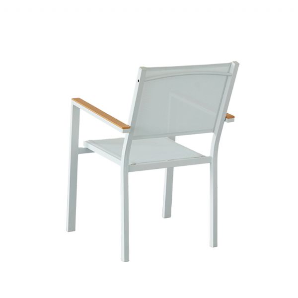 Sillón apilable de aluminio para jardín - 11D11H