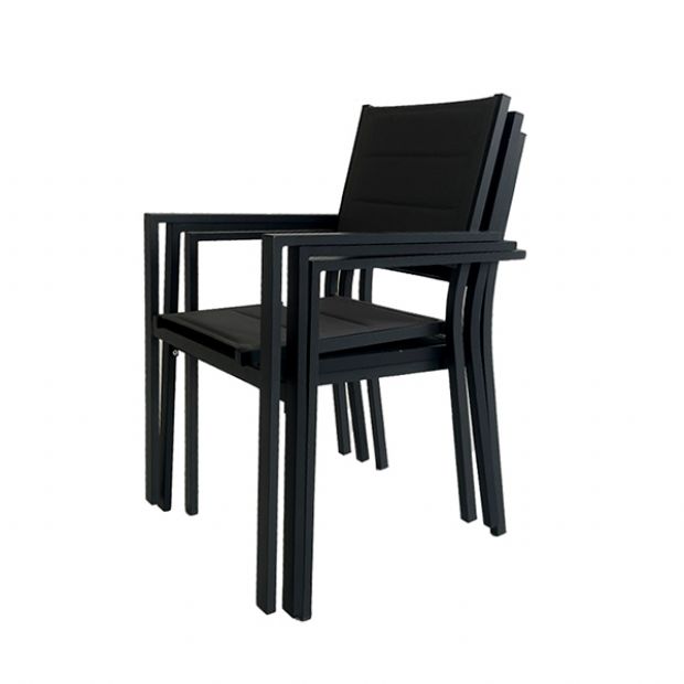 Sillón apilable de aluminio para jardín - 11D11H