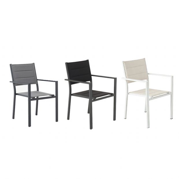 Sillón apilable de aluminio para jardín - 11D11H