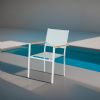 Sillón apilable de aluminio para jardín - 11D11H