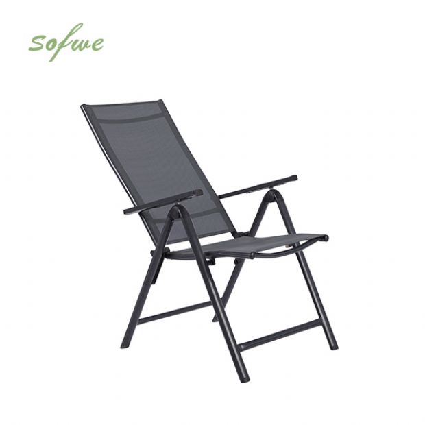 Sillón de comedor plegable de aluminio para jardín - 11D11L